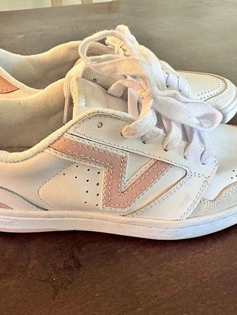 Vans Lowland 2.0 White Sepia Rose Pink Sneakers Women’s 7.5 / Men’s 6 - Picture 2 of 5